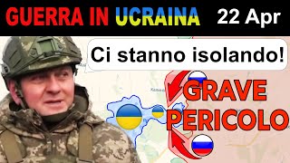 22 Apr: Pericolo! Russi METTONO PRESSIONE SUI FIANCHI UCRAINI A CHASIV YAR | Guerra Ucraina Spiegata