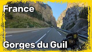 Best motorcycle roads of France - D902 (Du Guil Gorge) - motorcycle touring in Europe