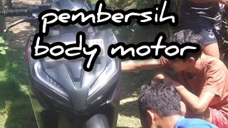 Timbang gabud olie bekas untuk pembersih body motor