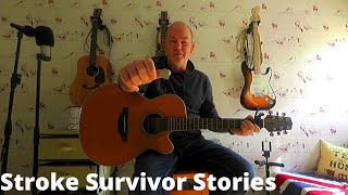 Stroke Survivor Stories - Playing Guitar after Stroke Progress 1 month - Recovery after Stroke