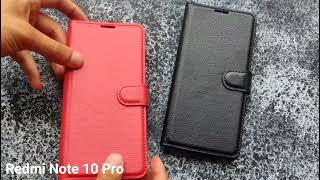 Чехол-Книжка с карманами для карт для Xiaomi Redmi Note 10 Pro