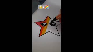 #star #rainbow #artshorts #shortvideo