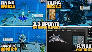 OMG 😱 Extra Recalls System Back | Grappling Hook 2.0 | Flying Vehicle | 3.3 Update Is Here | Pubgm