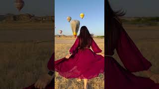 When you are in love with this place #cappadocia #hotairballoon #turkey