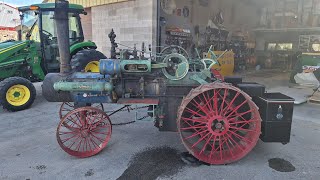 Out playing with the half scale steam engine at Richard Erickson Power Museum