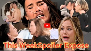 Bombshell News!!  Bold and the Beautiful Early Weekly Spoilers Sept 2-6 Drops Breaking News! ☹😢😭