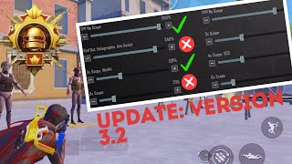 Best Settings & Sensitivity to Improve Headshots and Aim in PUBG Mobile Update 3.2❌✅