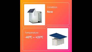 Solar Power Cold Room #construction #compressor#coldroom