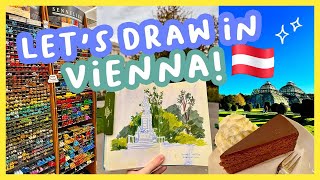 Creating art in Vienna! ✏️ My mini solo art retreat ✈️ (+ visiting the BIGGEST art store ever!)