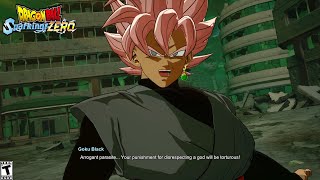 NEW SSR Goku Black SPECIAL QUOTES & HIDDEN UNIQUE INTERACTIONS| DRAGON BALL: Sparking! Zero