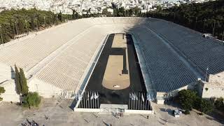 Kallimarmaro Panathenaic Stadium, Athens,Greece dji mavic mini drone footage