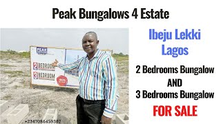 2 And 3 Bedrooms Semi Detached Bungalows For Sale In Peak Bungalows 4 Estate Ibeju Lekki Lagos