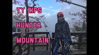 Hunter Mountain Zipline Tour My 10th Zip! 2019