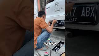 Cover plat no lapisan akrilik untuk mobil kalian #coverplat #platnomor