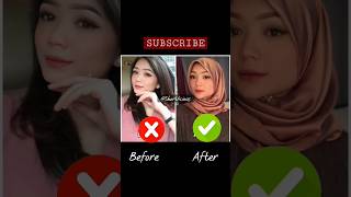 Muslim Girls Without Hijab vs Hijab Girls #youtubeshorts #shorts #islam  #status #hijab #viral