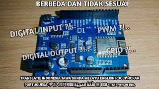 Объяснение PIN-кода ESP8266 WEMOS D1, поскольку он не соответствует