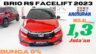 Cukup DP 10 Juta!!! Efek Diskon Akhir Tahun Harga Turun Drastis || Brio RS Facelift 2023