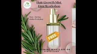 Unlock the Secrets to Hair Growth: Free Live Workshop on DIY Hair Growth Mist!