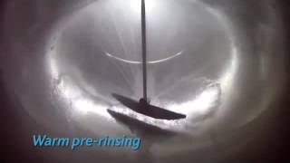 Packo Milk Cooling Tank cleaning process