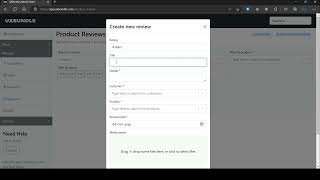 Create New Review | How-to | UX Bundle