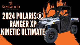 All-new! 2024 Polaris® Ranger XP Kinetic Ultimate Electric SxS