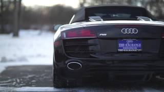 Audi R8 V10 with AWE exhaust system