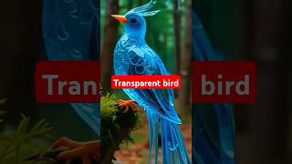 Transparent bird #nature #birdsong #birdsingingmusic #shorts