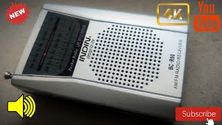 Prefered INDIN BC-R60 AM FM Mini Portable Pocket Radio |  Disassembly And Sound Test