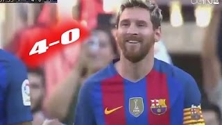 Barcelona vs Deportivo La Coruna 4-0 - All Goals & Highlights - La Liga 15/10/2016