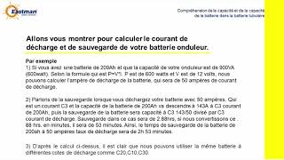 Understanding Battery capacity  rating in tubular battery french