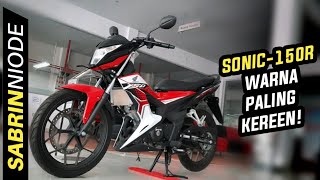 Review Spesifikasi dan Fitur Honda Sonic 150 R  Energetic Red