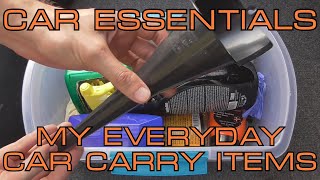 Car Essentials - My Everyday Car Carry Items