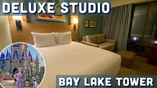 Deluxe Studio Full Tour | Bay Lake Tower at Disney's Contemporary Resort | 4K | Walt Disney World