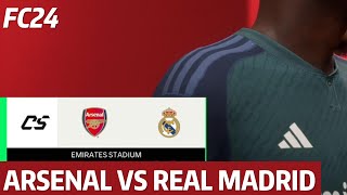 ⚽ARSENAL vs REAL MADRID⚽ - FC24 Season 23/24 [4K60] #football #soccer