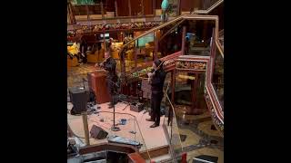 Part 2 of Violin players playing “Cake By The Ocean” on a cruise