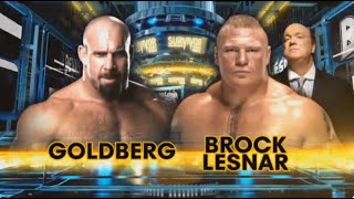 WWE Survivor Series 2016 - Goldberg vs Brock Lesnar - Promo Video