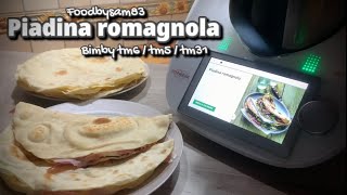 Piadina romagnola ricetta originale con bimby tm6 / tm5 / tm31