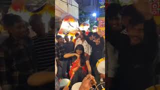 Manasa pandu Mass Dance On Chatal Band 2022 | Bonalu2023 #dance #shorts