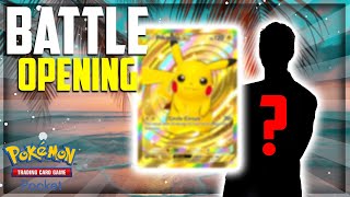 Un abonné GAGNE UNE CARTE GOLD dans un BATTLE DE PACK OPENING ! Pokemon TCG Pocket !