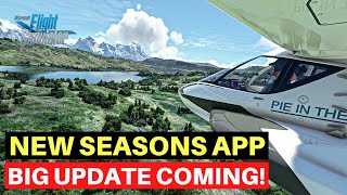 MSFS | 4 SEASON PACK UPDATE | AUTOMATED SEASONS & NEW APP!