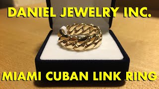 Daniel Jewelry Inc. 8mm Miami Cuban Link Ring