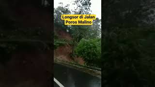 Longsor di Jalan Poros Malino Kabupaten Gowa