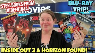 INSIDE OUT 2 BLU-RAY HUNTING TRIP!!! Incredible Walmart Steelbook Package From HiDefNinja!