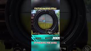 Victor 232m Hacker Spray🥵 #pubgmobile #bgmi #viral #shorts #trending #hacker