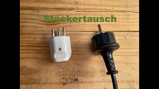 Schuko-Steckertausch