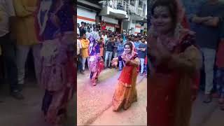 traditional dance in Shahi sawari barode #religion #khatushyam #mohan #radheradhe #radhekrishna