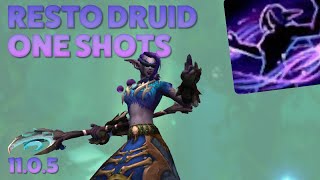 Resto Druid One Shots - PvP 11.0.5