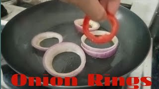 Onion rings/ crispy onion rings/onion fried rings/ delicious recipe try it😋😋