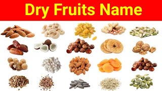 Dry Fruits Names in English & Hindi | ड्राई फ्रूट्स नाम हिंदी और अंग्रेजी में