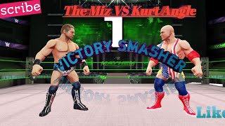 The Miz VS Kurt Angle Wwe mayhem #wwe #Victory_smasher #wwemayhem